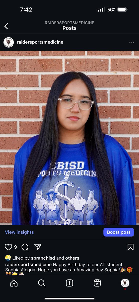 Happy Birthday to our AT student Sophia Alegria! Hope you have an amazing day Sophia!🎉🎁🎊🥳🎂