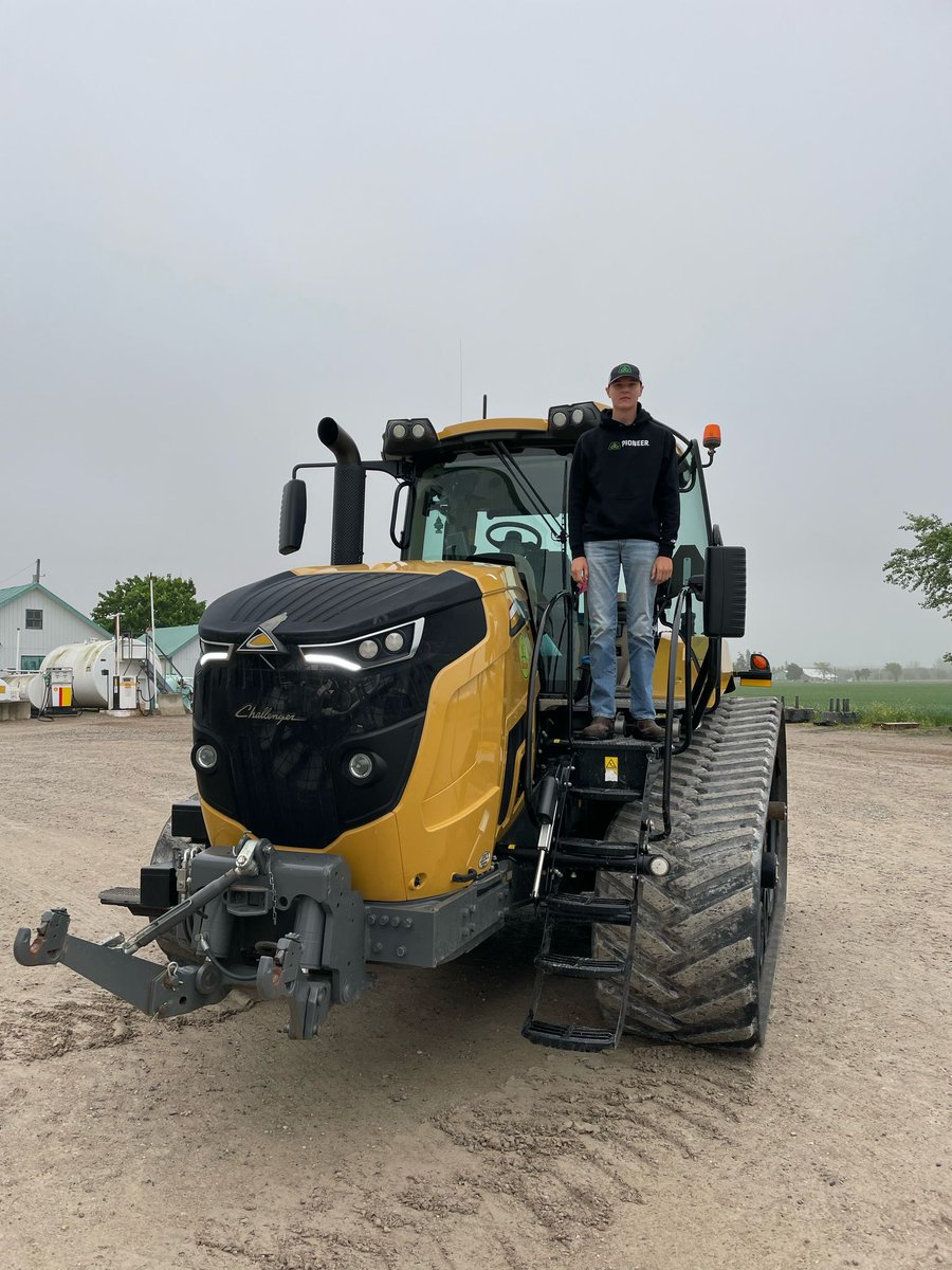 Tractor day at CHSS High School in Clinton. Kai's last time before being released to the "real world".