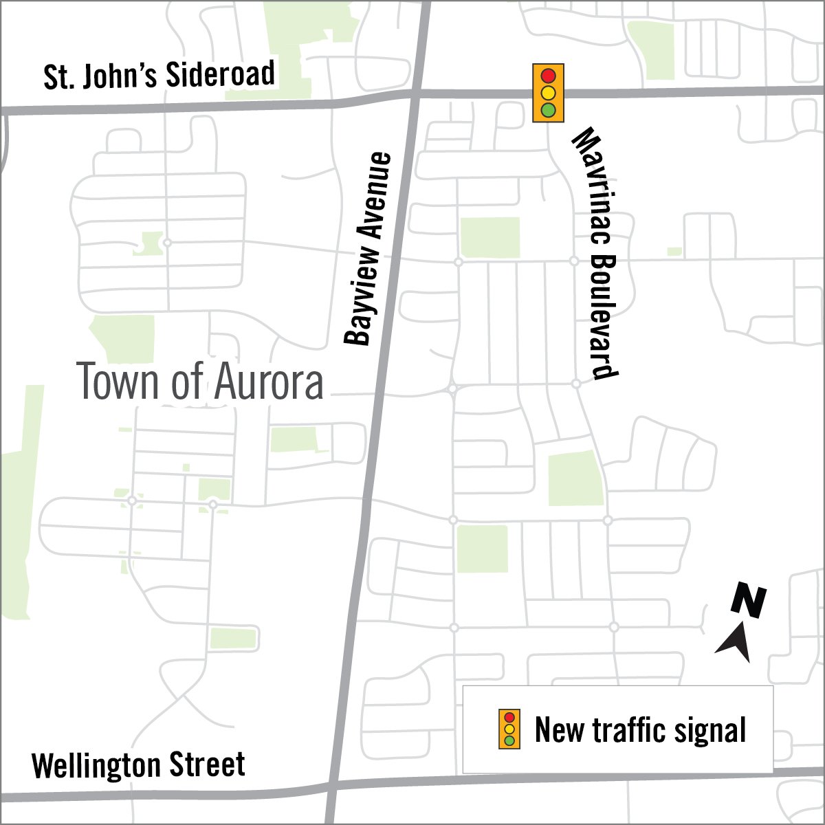 York Region (@yorkregiongovt) on Twitter photo 🚧 York Region is installing new traffic signals at St. John’s Sideroad and Mavrinac Boulevard <a href="/Town_of_Aurora/">Town of Aurora</a>. Work starts in June and is anticipated to finish in September 2025. Lane restrictions are required Mon-Fri, 9:30am to 3:30pm. Info: york.ca/RoadConstructi… #onYRRoads 🚧 York Region is installing new traffic signals at St. John’s Sideroad and Mavrinac Boulevard <a href="/Town_of_Aurora/">Town of Aurora</a>. Work starts in June and is anticipated to finish in September 2025. Lane restrictions are required Mon-Fri, 9:30am to 3:30pm. Info: york.ca/RoadConstructi… #onYRRoads