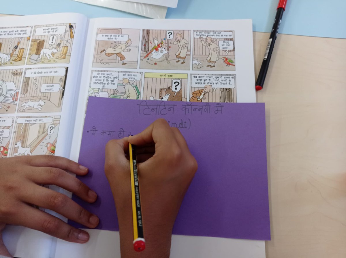 Avui, l'escola Remolins de #Tortosa i l'equip LIC de Terres de l'Ebre, amb col.laboració de l’ELIC de Sants-Montjuic, ha visitat l'#AA de l'<a href="/InstitutSants/">Institut Sants</a> , on treballen la amb la maleta 🧳📚de la Biblioteca de les #llengüesdorigen, un recurs del #SEI de #SantsMonjuïc #ELICCEB