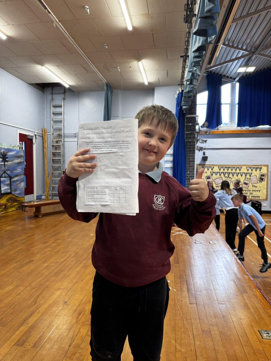 We are extremely proud of this Primary Four superstar for all his hard work writing about Rainforest animals. Well done A! 👏🏻
