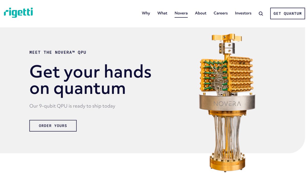 I'm not going to name names, but there are YouTubers that are salivating over this $RGTI quantum computer with NINE qubits, and absolutely gushing over the technical specifications. Company has 4 B market cap on ~10 million annual revenue. When will this latest fever break?