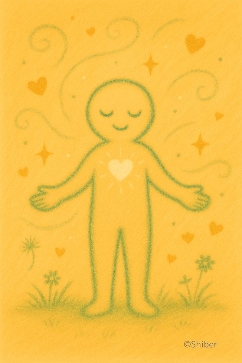 spak_jupiter's tweet photo. Doodle Dreams #17 – Receiving Light
A gentle figure opens their arms to the breeze.
A glowing heart, floating seeds — peaceful and healing.
Crayon & pencil textures bring this dream to life.
🔗 https://t.co/tsn8Xnobn9
#NFT #DoodleArt #AIart #PolygonNFT #DoodleDreams #Shiber https://t.co/gMSi7bTAOL