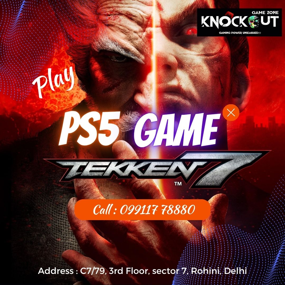 KnockoutGa45407's tweet photo. 🔥🎮 TEKKEN 7 SHOWDOWN at GameZone Knockout! 🎮🔥
Call : 09911778880 or visit C7/79, 3rd Floor, sector 7, Rohini, Delhi-110085
#fightinggames #fightinggame #Videogame #ps5 #gamezoneknockout #Tekken7 #GameZoneKnockout #FightTillYouWin #ArcadeBattle #GamingArena #TekkenWarriors https://t.co/UDzhbNcPKC