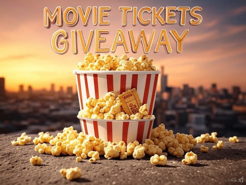 🎉 Giveaway Alert! 🎉

Win 2 BookMyShow tickets worth up to ₹400!

We are giving away 2 BookMyShow tickets (up to ₹200 each) to one lucky winner! 🍿🎬

How to enter:
 👉Follow <a href="/DoBaniye/">Do Baniye</a>
 👉Like, share, and repost this post
 👉Tag a friend in the comments and tell us why you