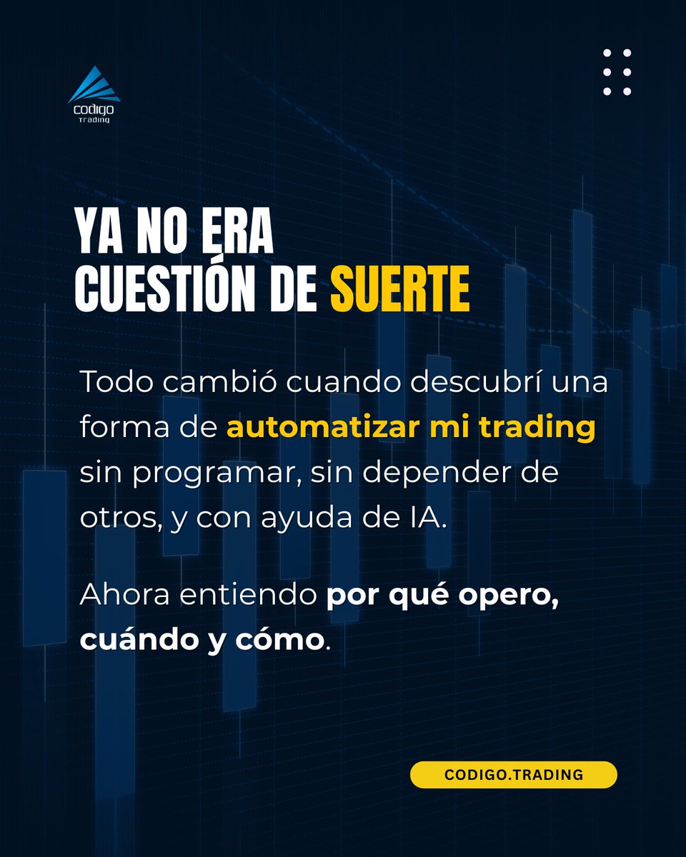 CodigoTrading's tweet photo. ❌ Estuve a punto de dejar el trading. ❌

👉Hasta que descubrí: https://t.co/DWmtk6dBRp

⚠️Advertencia: El trading conlleva alto riesgo de pérdida de capital. La información es solo informativa.

#tradingconia #botstrading #codigoTrading #tradingautomatizado #tradingestrategias https://t.co/pn7YptTtMK