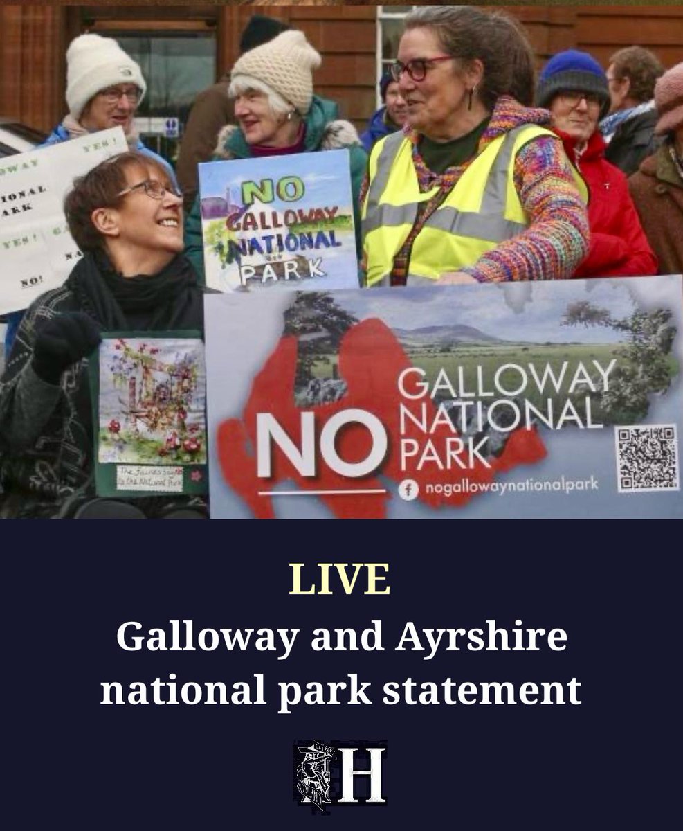 Follow our LIVE blog for all the latest ahead of a ministerial statement on Scotland's next national park 👀

heraldscotland.com/news/25199998.…

<a href="/GabyMcKay/">Gaby McKay</a>