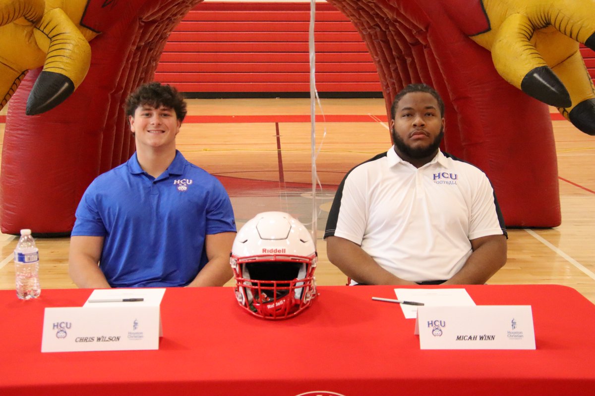 Bellaire Cardinals Football (@bhscardinalsfb) on Twitter photo Congrats to <a href="/chriswilson124/">chris wilson</a> & <a href="/micahwinn2025/">Micah winn</a> for continuing their playing career at <a href="/HCUFootball/">HCU Football</a> #CardinalProud <a href="/BellaireHigh/">Bellaire High School</a> <a href="/HISDAthletics/">Houston ISD Athletics & UIL Academics</a> Congrats to <a href="/chriswilson124/">chris wilson</a> & <a href="/micahwinn2025/">Micah winn</a> for continuing their playing career at <a href="/HCUFootball/">HCU Football</a> #CardinalProud <a href="/BellaireHigh/">Bellaire High School</a> <a href="/HISDAthletics/">Houston ISD Athletics & UIL Academics</a>