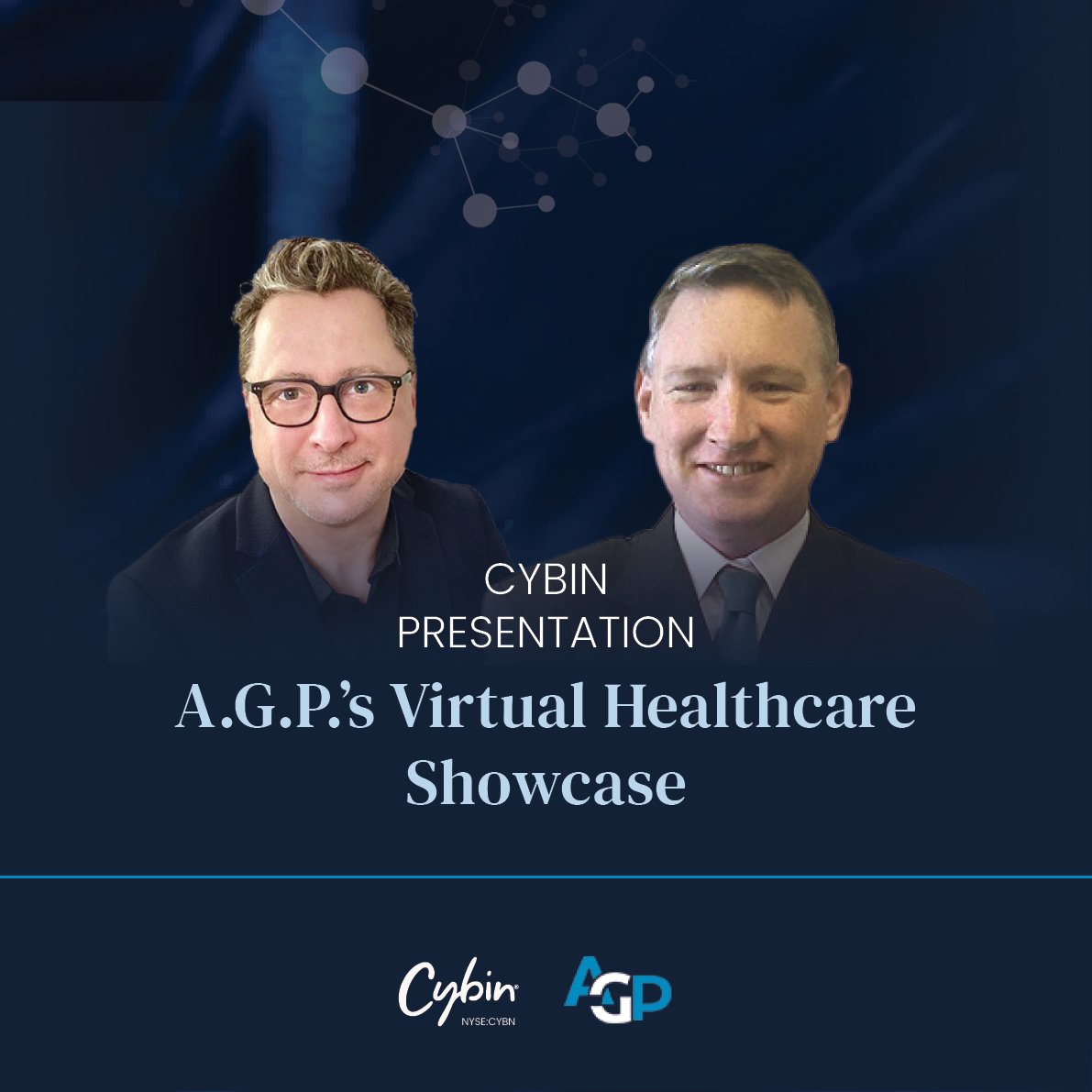 CybinInc (@cybininc) on Twitter photo #ICYMI: Last week, Cybin CEO <a href="/insidepharma/">Doug Drysdale</a> was featured in a fireside chat hosted by Jim Molloy at Alliance Global Partners (A.G.P.)'s Virtual Healthcare Showcase. Tune in to the replay to learn more about Cybin's progress with its lead clinical-stage programs CYB003 and CYB004, #ICYMI: Last week, Cybin CEO <a href="/insidepharma/">Doug Drysdale</a> was featured in a fireside chat hosted by Jim Molloy at Alliance Global Partners (A.G.P.)'s Virtual Healthcare Showcase. Tune in to the replay to learn more about Cybin's progress with its lead clinical-stage programs CYB003 and CYB004,