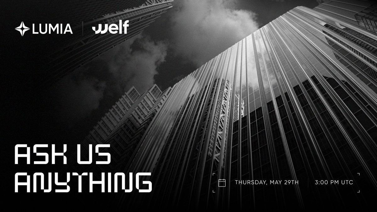 Lumia (@buildonlumia) on Twitter photo Reminder: talking with <a href="/WelfFinance/">Welf Finance</a> today at 3 PM UTC about tokenization going mainstream.
Institutions are moving from experiment to strategy. Retail following. We're digging into what's actually working to bring real-world assets onchain and what comes next.
Diego Grassano Reminder: talking with <a href="/WelfFinance/">Welf Finance</a> today at 3 PM UTC about tokenization going mainstream.
Institutions are moving from experiment to strategy. Retail following. We're digging into what's actually working to bring real-world assets onchain and what comes next.
Diego Grassano