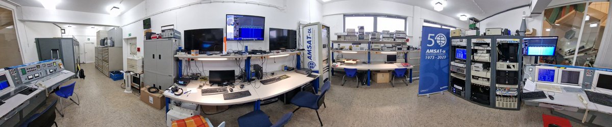 Maintenance at the #QO100 groundstation in Bochum until Sunday: LEILA and beacons on the NB transponder might be interrupted or unstable in frequency.