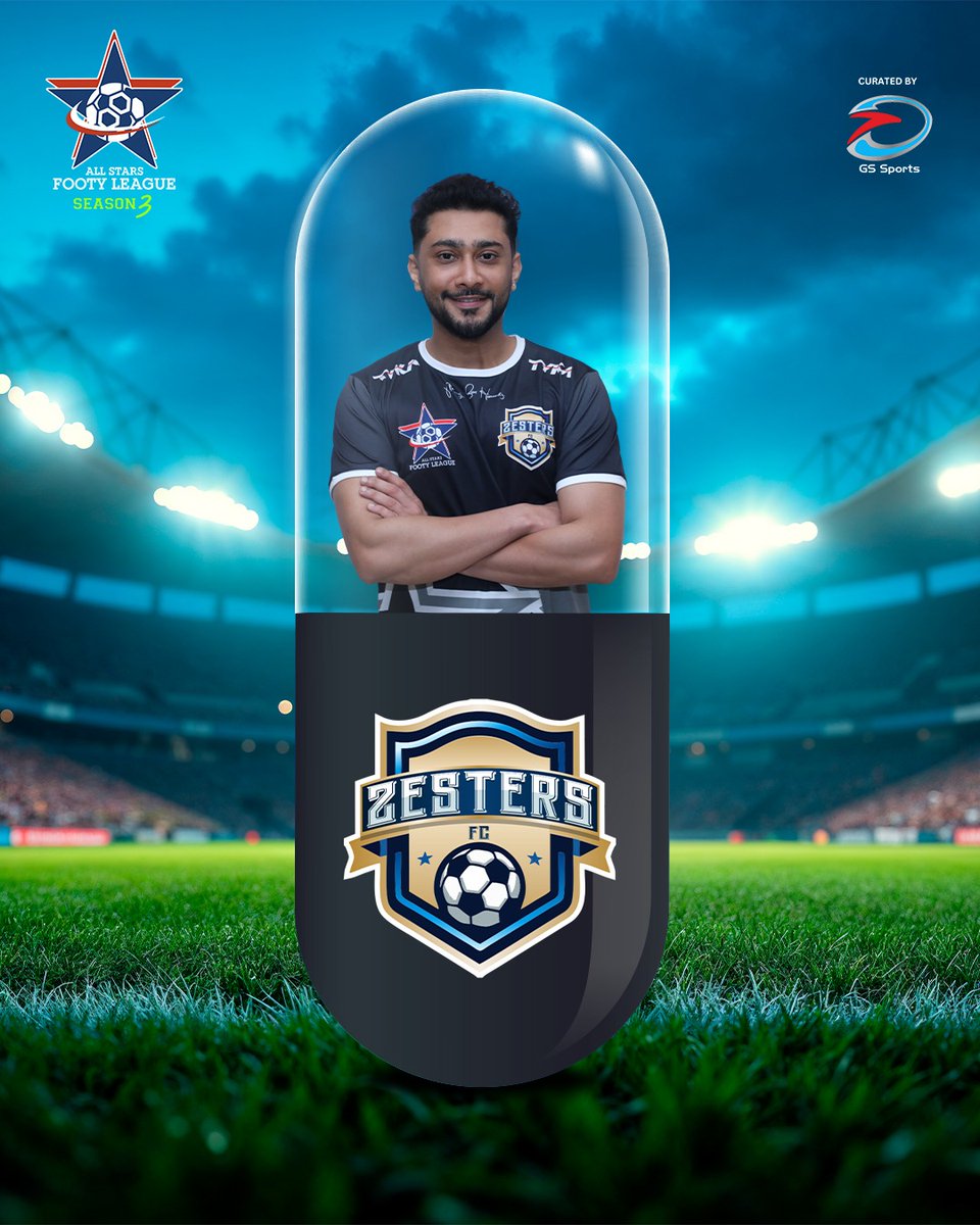 ASFootyLeague's tweet photo. Getting ready to break out and light up the field!⚡⚽

#AllStarsFootyLeague #Season3 #CapsuleTrend  #Football #AwezDarbar #MridulMadhok #AshishBhatia #ManavChhabra #ScoutOp #ZaidDarbar #AmanBhadouria #AyushYadav #NewHeroesRising #Gssports https://t.co/qpS9322G8r