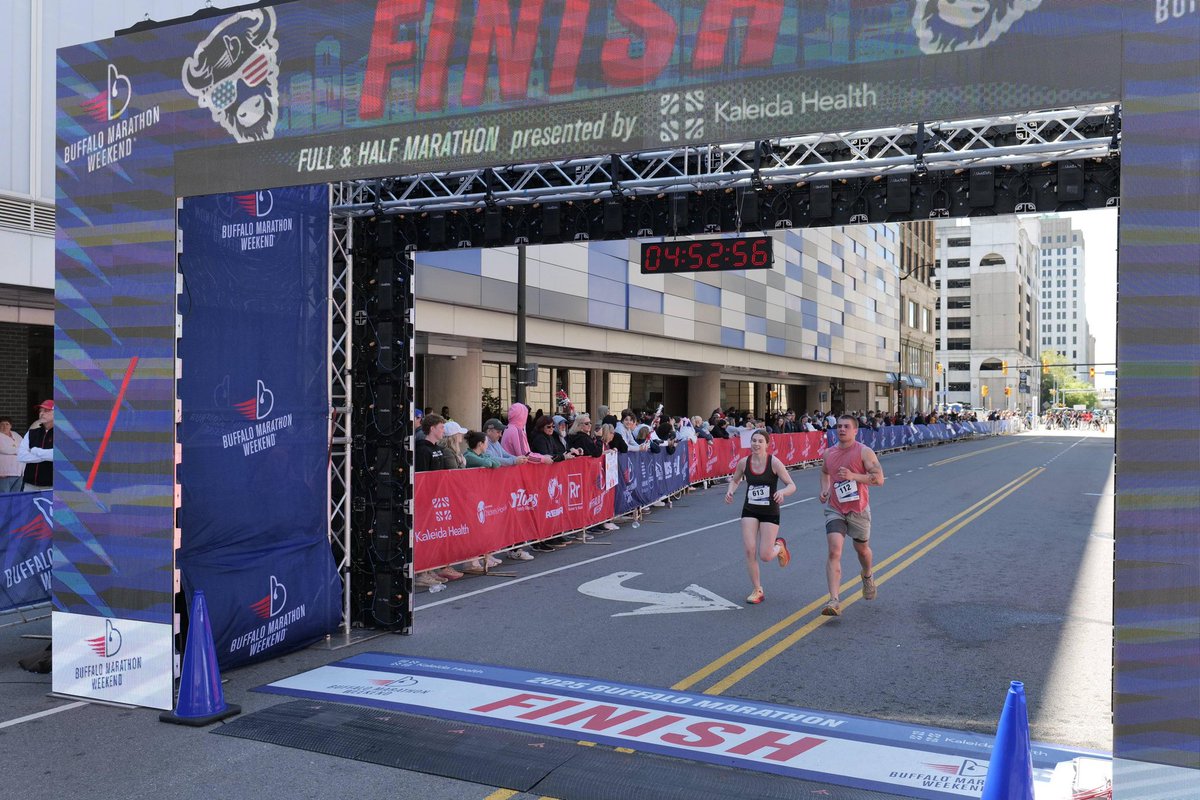 A beautiful race to mark the finish of my third year in medical school. Thank you <a href="/BuffaloMarathon/">Buffalo Marathon</a> for the smiles, sunshine, and support. #BuffaloMarathon2025