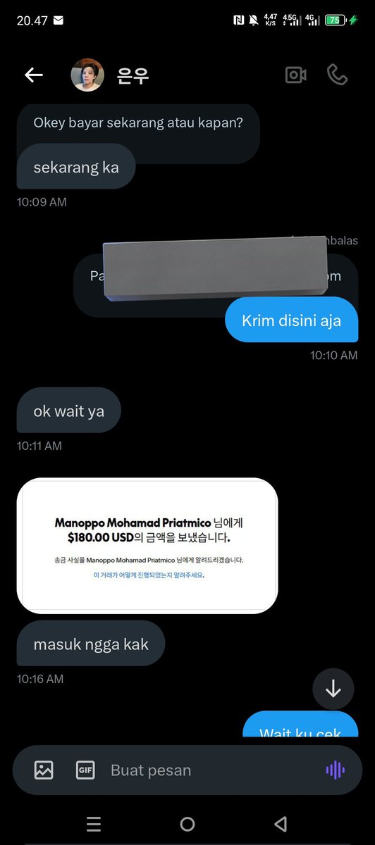 Hati hati gaes buat CV PAYPAL SECARA GNS🙏🥲 kronologi nya dia pinjam akun aku buat CV GNS,ehhh malah ngak tahu diri AKU KENA TIPU  nominal nya ngak gede Tapi kalau seperti saya untuk mahasiswa uang $171 = 2.565.000 IDR sangat berarti 🙏🥲nama akunnya <a href="/hjake_/">은우</a> ,ini ada catatan