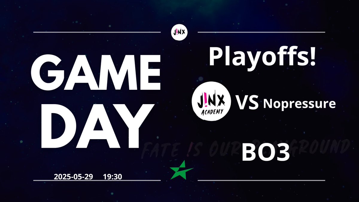 📢 Upcoming Match: Jinx AC vs Nopressure

🗓 May 29 | 19:30 CEST

🏆 ESEA Open Season 10 – Playoffs (Bracket B)

We’re ready to give it our all in the bracket stage.
Tune in live: 🎥 twitch.tv/papazest_ <a href="/papazest_/">PapaZest</a> 

#ESEA #jinxesport
