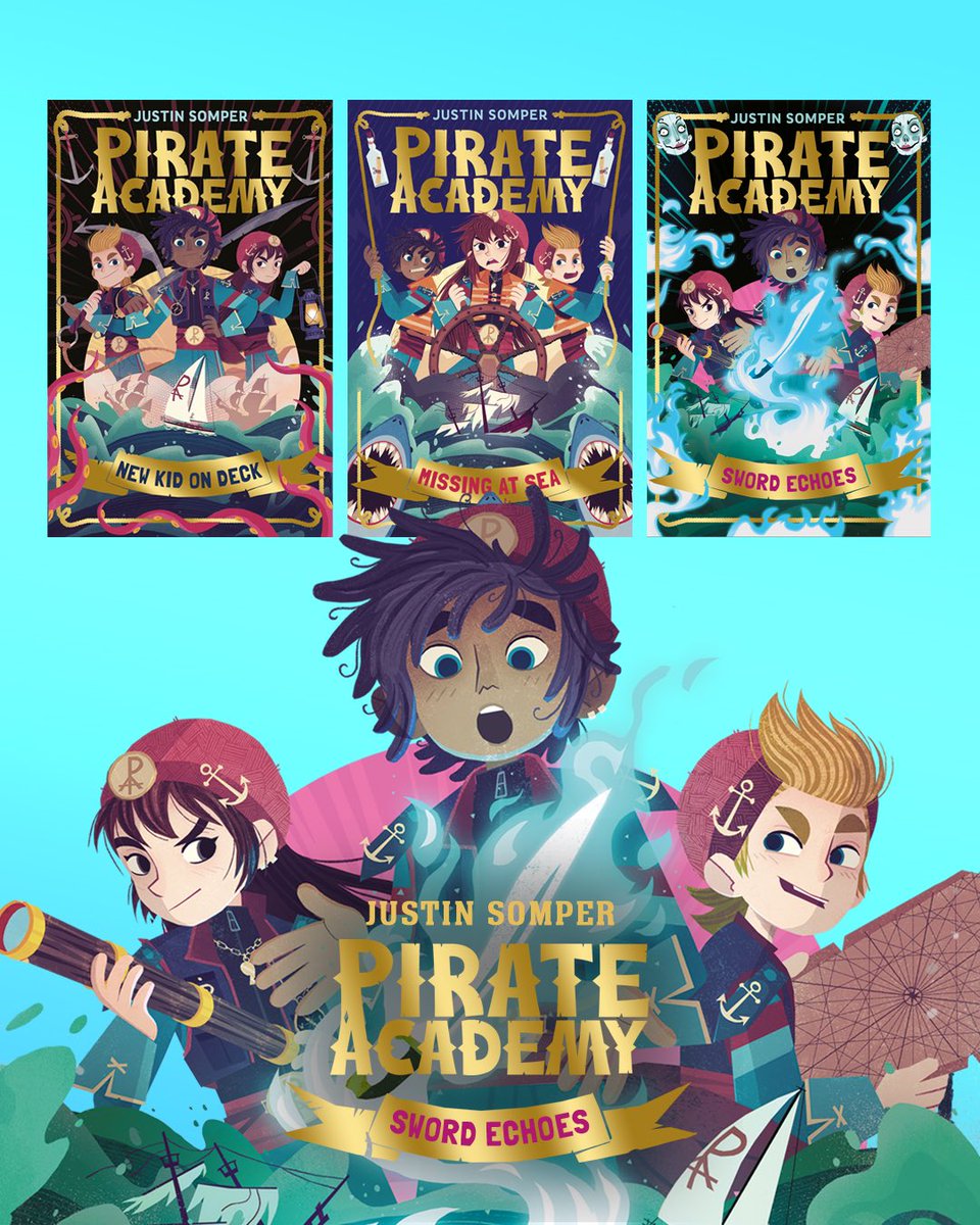 Today’s the day… when TWO become THREE. Jasmine, Neo and Jacoby’s adventures get even more perilous in Pirate 🏴‍☠️ Academy: Sword Echoes. (Easy links in my linktree above.) I hope you enjoy the next chapter!