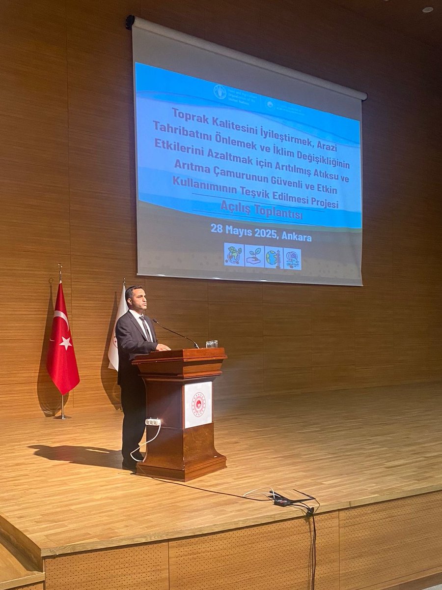 Çölleşme ve Erozyonla Mücadele Genel Müdürlüğü (@cemgovtr) on Twitter photo Genel Müdürlüğümüz ve Çevre Yönetimi Genel Müdürlüğü koordinesinde, Arıtılmış Atık Su ve Arıtma Çamurunun Güvenli Kullanımına yönelik projenin açılış toplantısı gerçekleştirildi.
cem.csb.gov.tr/aritilmis-atik…
<a href="/faoturkiye/">FAO Türkiye</a> Genel Müdürlüğümüz ve Çevre Yönetimi Genel Müdürlüğü koordinesinde, Arıtılmış Atık Su ve Arıtma Çamurunun Güvenli Kullanımına yönelik projenin açılış toplantısı gerçekleştirildi.
cem.csb.gov.tr/aritilmis-atik…
<a href="/faoturkiye/">FAO Türkiye</a>