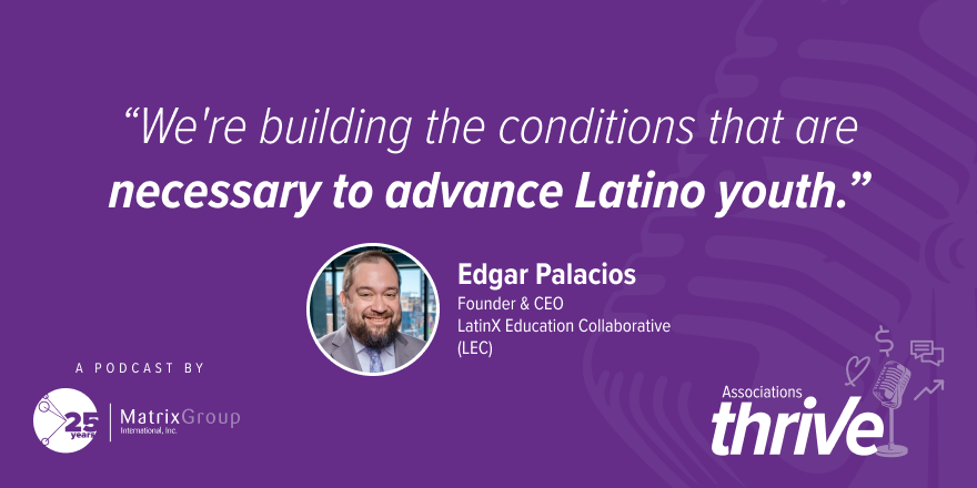 When Latino students don’t see themselves in their teachers, it hurts outcomes. Edgar Palacios, Founder &amp; CEO of <a href="/LatinxEdCo/">Latinx Education Collaborative</a>, shares how his org is closing the gap and helping LatinX educators. 
#LatinoEducators #RepresentationMatters #Belonging