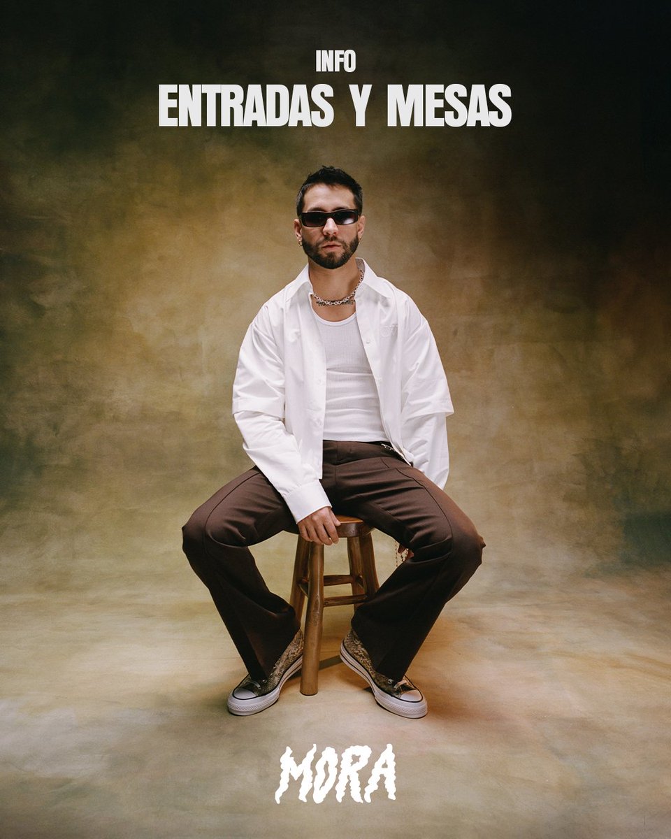 G5pro's tweet image. 💥Arrancamos la PreVenta Exclusiva de MORA para clientes de @uenopy💥
✅VENTA GENERAL: Mañana Viernes 30 de mayo desde las 9:00 AM 
🎟️Entradas en @ticketeapy y vía web en bit.ly/MoraEnPy
👉Info y Reserva de Mesas al wa.me/595981642000
🗓️14/Agos.
📍Puerto de Asunción