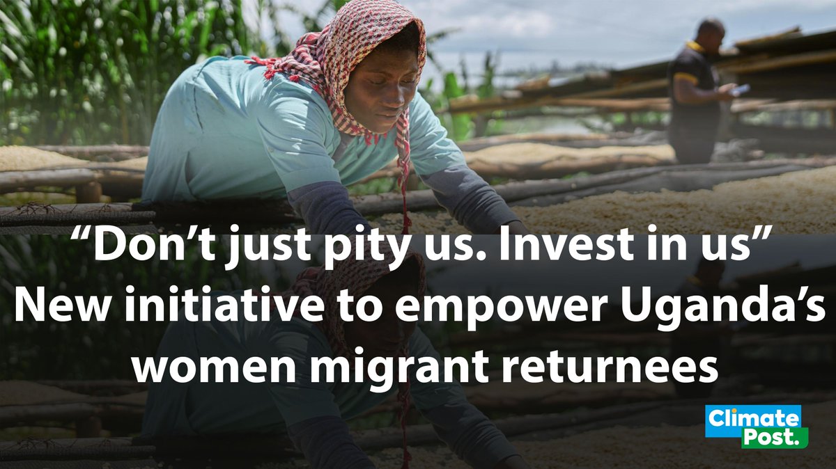 ClimatePostNews's tweet image. “Don’t just pity us. Invest in us” - New initiative to empower Uganda’s women migrant returnees
climatepost.net/dont-just-pity…
@ECA_OFFICIAL