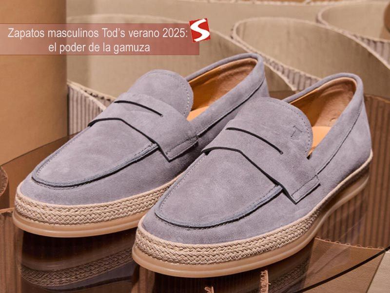 STYLEAMERICAmag's tweet image. La gamuza domina en nueva colección de #zapatos masculinos de Tod’s para el verano de 2025 te contamos lo más destacado 👉 buff.ly/VHpL3Gt #StyleModa