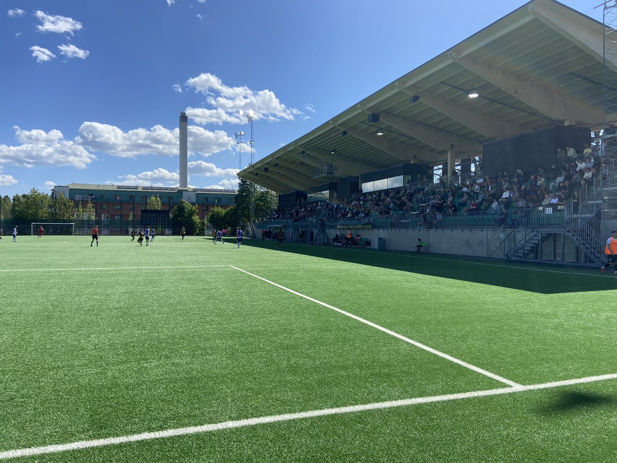 davidpavift's tweet photo. Hammarby IP 29/5-2025
Hammarby Talang FF - IFK Haninge 
3-0
Division 1 Norra 
Perfect weather and lots of footballers off the pitch. 
#groundhopping #htff #ifkhaninge https://t.co/EtE0dImukz
