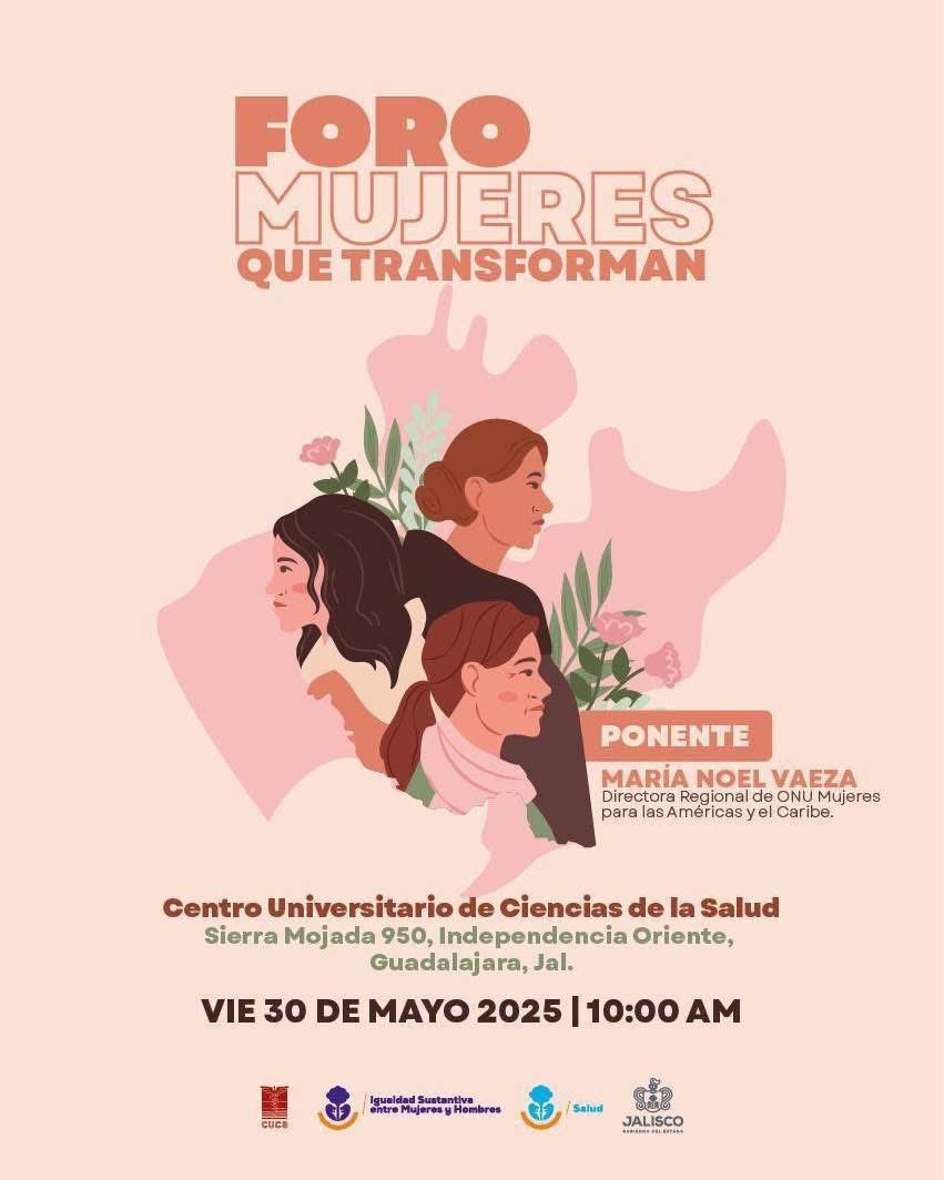 La Secretaría de Salud te invita a ser parte del foro “Mujeres que Transforman”, un espacio de diálogo y reflexión sobre el papel de las mujeres en la construcción de comunidades más sanas, equitativas y con perspectiva de género.