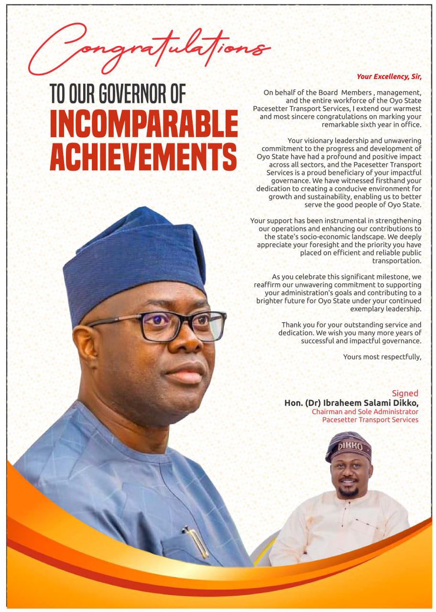 Oyo State Pacesetter Transport Services tweet media