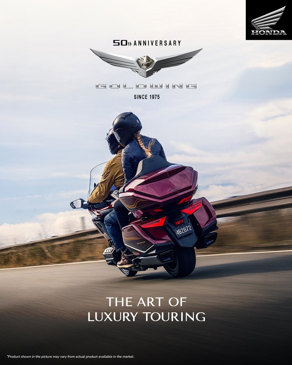 BigWingIndia's tweet photo. Comfort isn’t added, it’s engineered.
With elevated connectivity, storage and design, the Honda Gold Wing Tour sets a new standard in premium rides. Experience the legend redefined.
#HondaBigWing #GoldWingTour #LuxuryTouring #WeekendRide #Touring #BigBikes #BigWingIndia https://t.co/oFdwtziorW