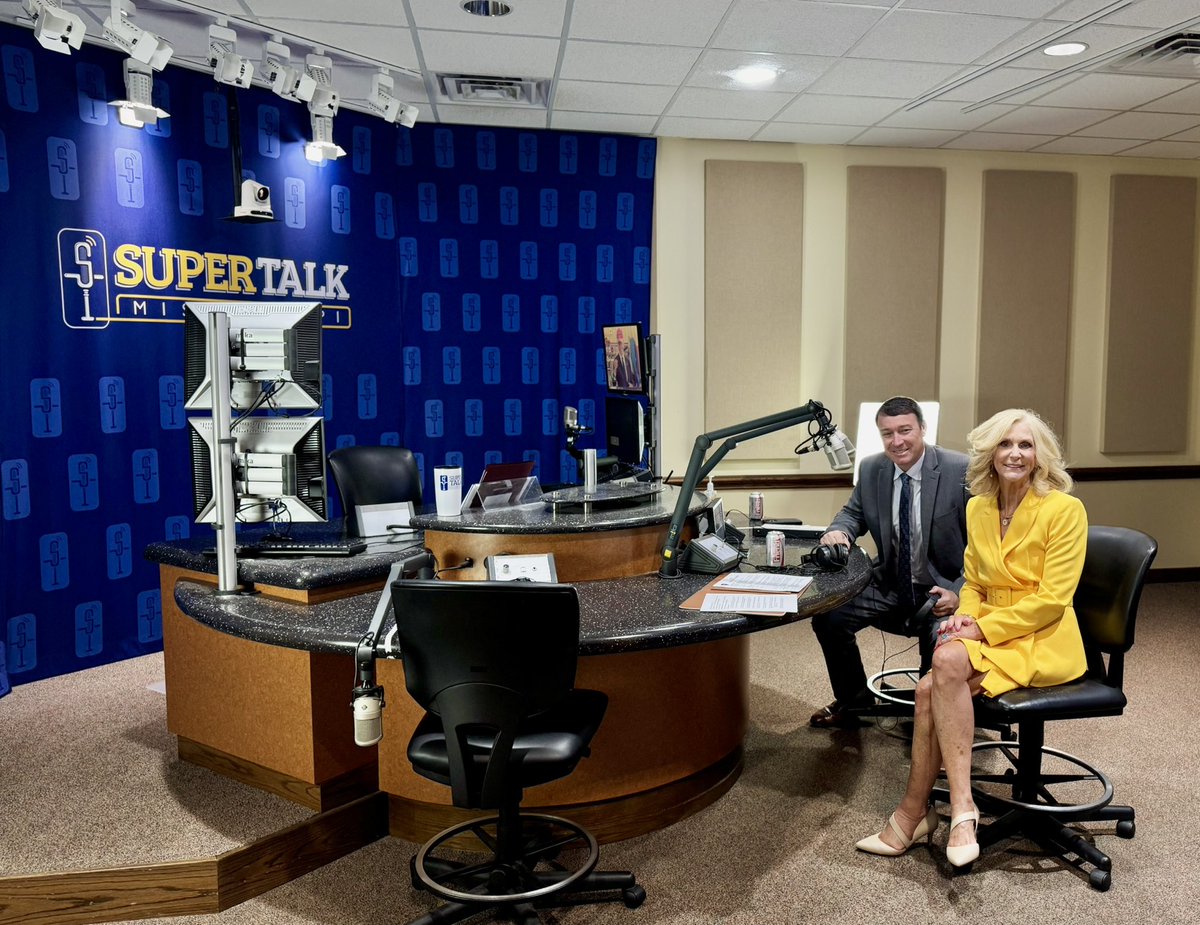 Excited to be on <a href="/supertalk/">SuperTalk Mississippi</a> this morning with Attorney General <a href="/LynnFitchAG/">Lynn Fitch</a> to discuss our 3rd annual Public Safety Summit! 

Tune in. 🎙️