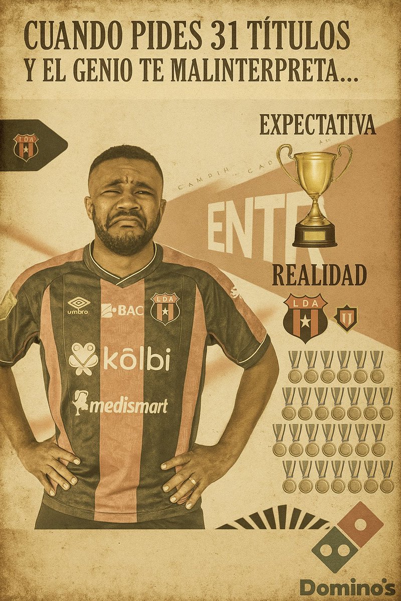 Cuando el genio malinterpreta tu deseo y te da 31......pero subcampeonatos 🤣