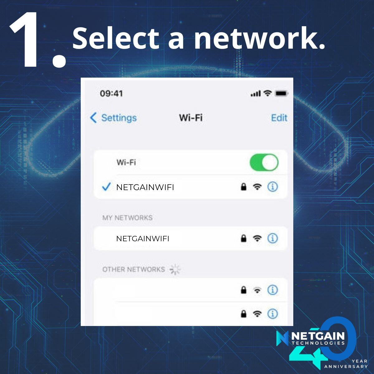 NetGainTech's tweet image. Need to quickly share a Wi-Fi password? Here&apos;s how to view and copy it directly from your iPhone in just a few simple steps.

#TechTip #WiFiHacks #StayConnected