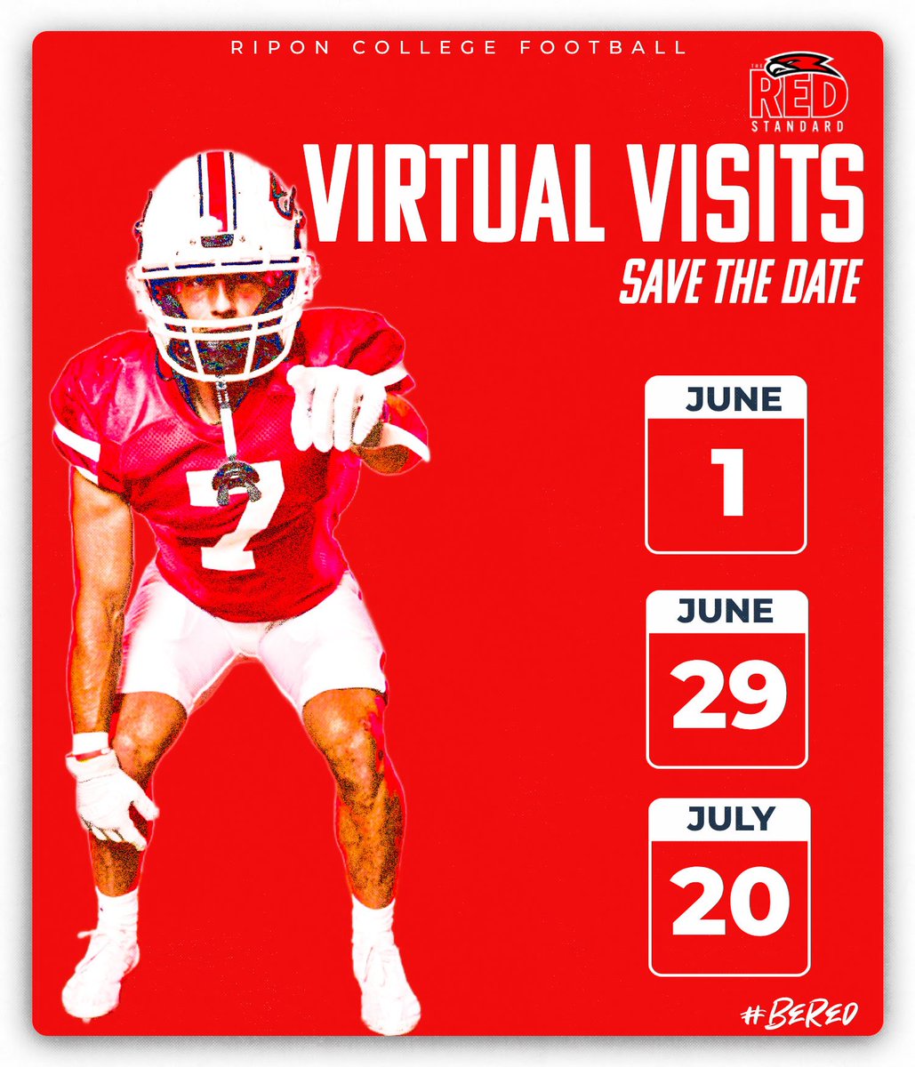 I am look forward to my virtual visit with <a href="/RiponRedHawkFB/">Red Hawk Football</a> <a href="/nellhubanks/">Ronell Hubanks</a> 6/29!