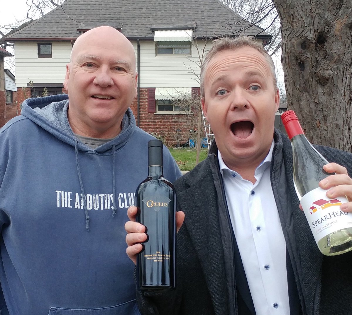 Congrats to <a href="/mcauz56/">Matthew Cauz</a> reaching the PreSenior level in the game of life. Say goodbye to running marathons in vineyards, hello to bathroom runs each night. 15 yrs training and you will be eligible for the perks of Senior membership. <a href="/RawMikeRichards/">Mike Richards 🇨🇦🇮🇪</a> <a href="/Aaron_Korolnek/">Aaron Korolnek</a> <a href="/TSN1050Radio/">TSN 1050 Toronto</a>