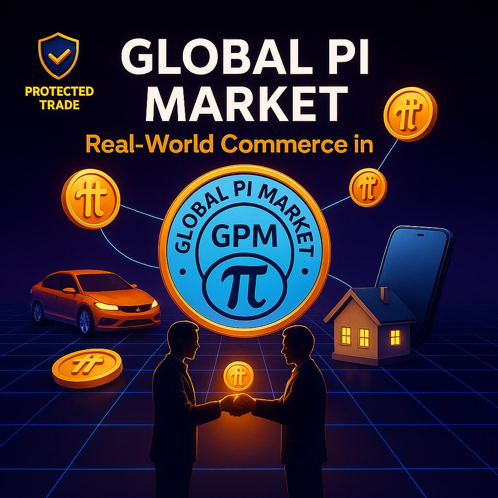 🚨 What if there was a Pi Network DApp where you could buy &amp; sell real-world goods—with built-in protection, reviews, and even regional franchises?

📢 Meet GPM GlobalPiMarket
Now officially Mainnet Ecosystem Listed ✅

This thread breaks down everything GPM has to offer 🧵👇
🔁