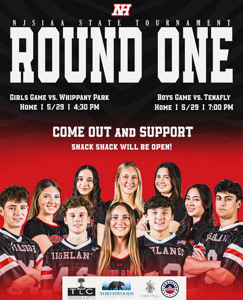 NH Athletics (@nhrhs_athletics) on Twitter photo ๐ฅSTATE LAX TOURNAMENT TODAY
๐ <a href="/nhrhs1/">NHRHS</a>
๐ด <a href="/NH_girlslax/">Northern Highlands Girls Lacrosse</a> ๐๏ธ Whippany Park, 4:30
โซ๏ธ <a href="/NHBoysLax/">N Highlands Lax</a> ๐๏ธ Tenafly, 7:00
๐๐ผCome out & support the Highlanders!!! #WeAreNH
๐ฅ <a href="/NHSportsAssoc/">NHSA</a> ๐ฅSTATE LAX TOURNAMENT TODAY
๐ <a href="/nhrhs1/">NHRHS</a>
๐ด <a href="/NH_girlslax/">Northern Highlands Girls Lacrosse</a> ๐๏ธ Whippany Park, 4:30
โซ๏ธ <a href="/NHBoysLax/">N Highlands Lax</a> ๐๏ธ Tenafly, 7:00
๐๐ผCome out & support the Highlanders!!! #WeAreNH
๐ฅ <a href="/NHSportsAssoc/">NHSA</a>