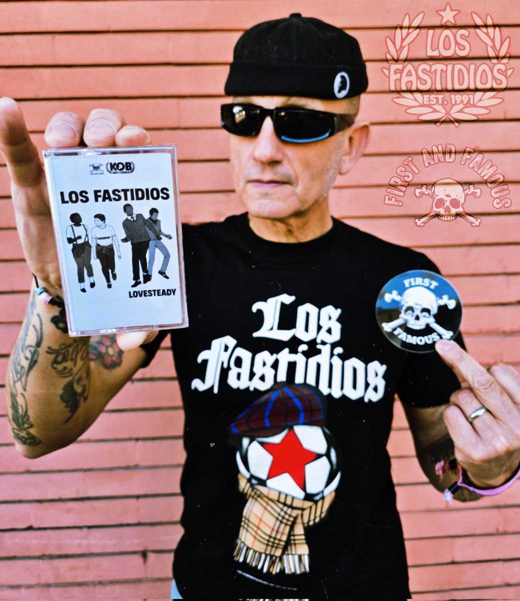 JOi! Rudies 😎 From today, you can grab the Los Fastidios - Lovesteady Cassette at our gigs!
The Cassette is the result of our new collaboration with First and Famous brand from Bandung (Indonesia).
 LOS FASTIDIOS...an international Family 😎