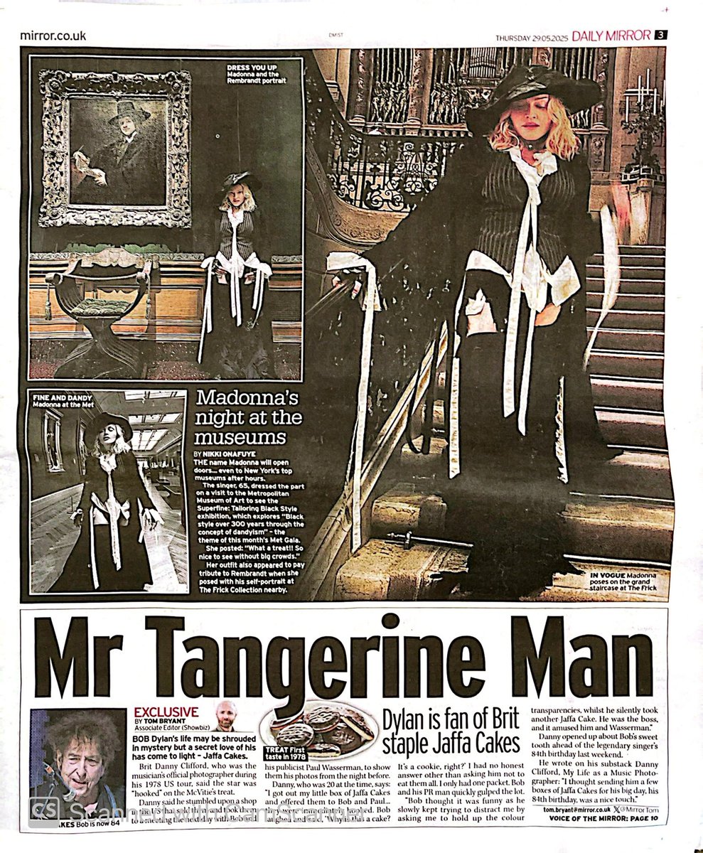 DannyClifford's tweet image. Today’s Daily Mirror has a nice article about me and Bob Dylan. It’s on page 3. Here is a scan! They got this story from my Substack!
#BobDylan #Legend #JaffaCakes #Dylan #music #Dylan #Nikon #Photographer #Writer #Tour #1970s #photo #Singer #Happy #DannyClifford #Folk #Guitar…
