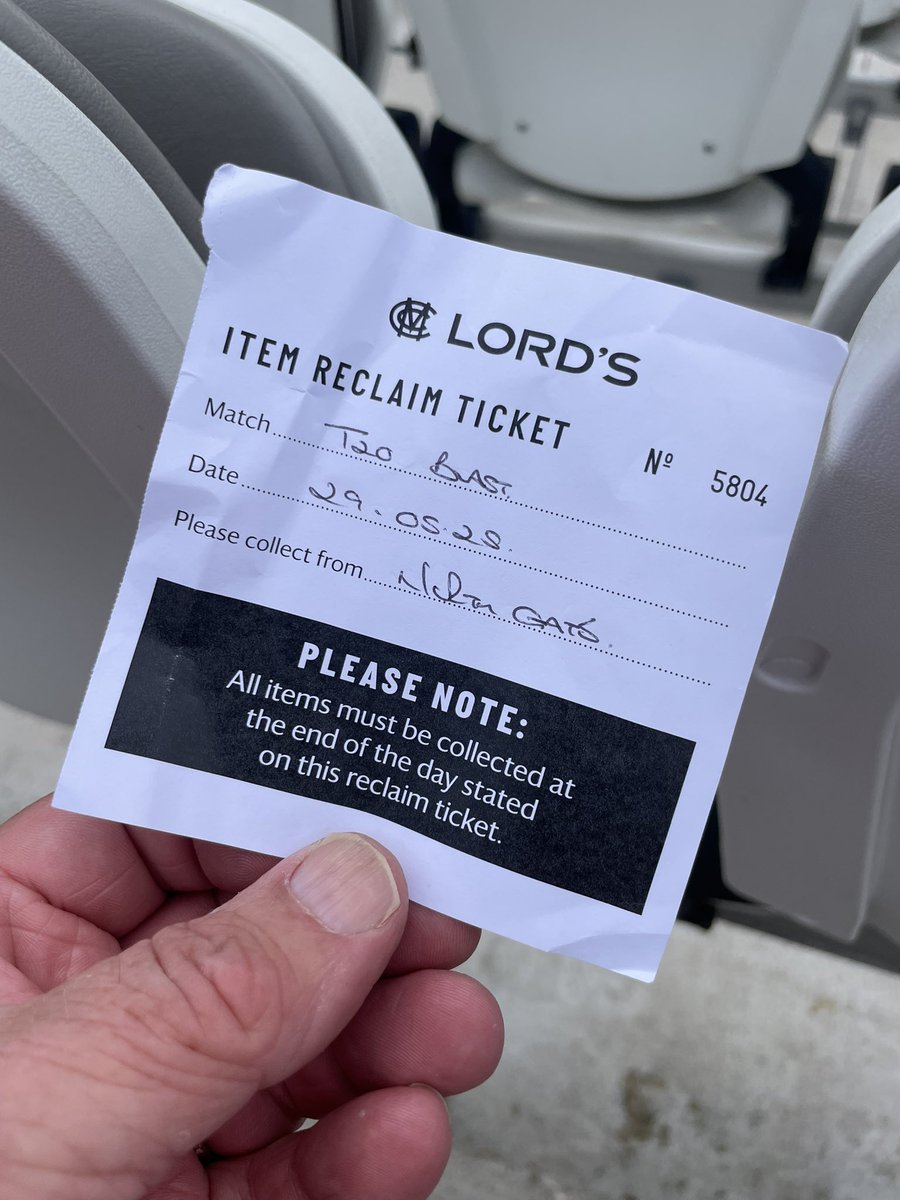 cgarnsworthy's tweet photo. @HomeOfCricket just robbed me of the simple pleasure of a bottle of wine to enjoy while watching cricket. To ‘moderate drunken behaviour’ apparently, the drunken shenanigans of a retired librarian? I suspect charging these prices is more the reason @Middlesex_CCC  @VitalityBlast https://t.co/1SJPd1dv5X