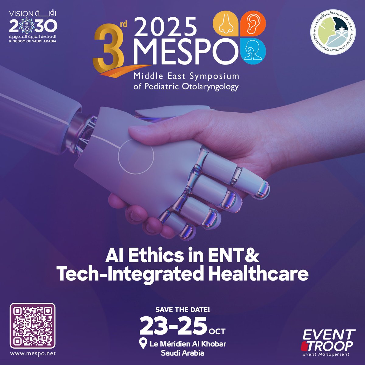 AI is rewriting the rules of pediatric otolaryngology‼️

Where does human judgment meet machine precision?

How do we lead with tech—without losing our touch?

Let’s explore it all at MESPO 2025 ⭐️

Join us 
mespo.net

#otolaryngology #pediatrics #ENT #ai