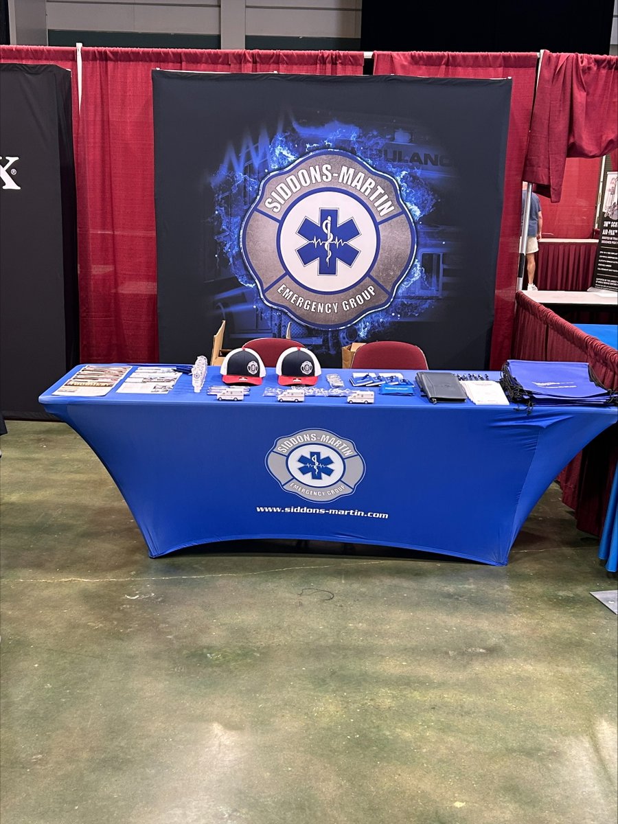 SiddonsMartin's tweet image. Come see us at the Mississippi Fire Chief's Conference—now through Saturday! Our Equipment and EMS teams are on-site with an FR Conversions ambulance and top-tier fire equipment. Stop by our booth and check it all out! #MSFire #MississippiFireChiefs