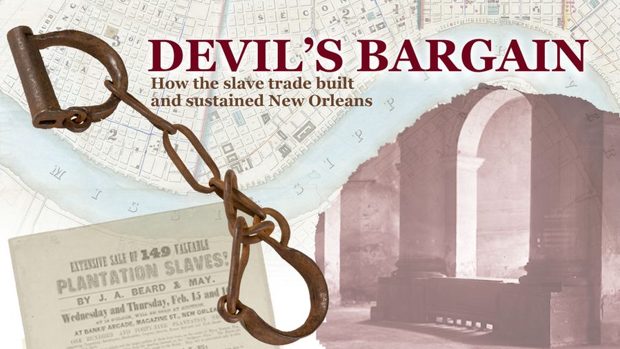 🧵 Today, tourists walk down Esplanade Avenue in New Orleans toward jazz clubs on Frenchman Street, past 19th-century mansions and restaurants. Most have no idea what once happened on these blocks. (1/8)
