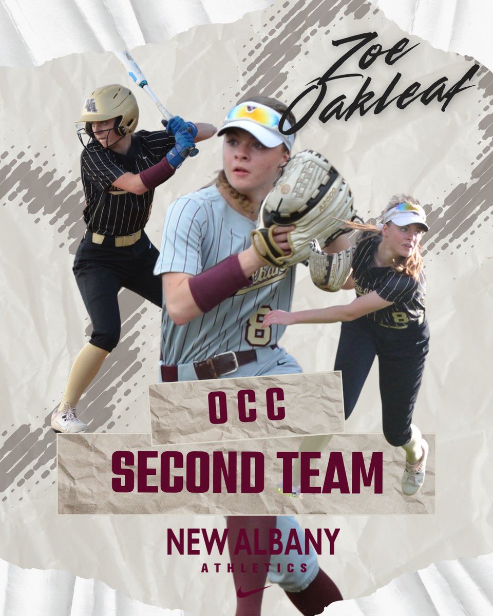 New Albany Softball (@naeaglesoftball) on Twitter photo Next is <a href="/ZoeOakleaf10/">Zoe Oakleaf (2026)</a>, she received 2nd team all OCC! She was so close to getting first team because she had a great league year too! She batted .367, had 8Rbi, 11 hits, 2HR and scored 6 runs all in league play! Great year Zoe, can’t wait for next year! Next is <a href="/ZoeOakleaf10/">Zoe Oakleaf (2026)</a>, she received 2nd team all OCC! She was so close to getting first team because she had a great league year too! She batted .367, had 8Rbi, 11 hits, 2HR and scored 6 runs all in league play! Great year Zoe, can’t wait for next year!