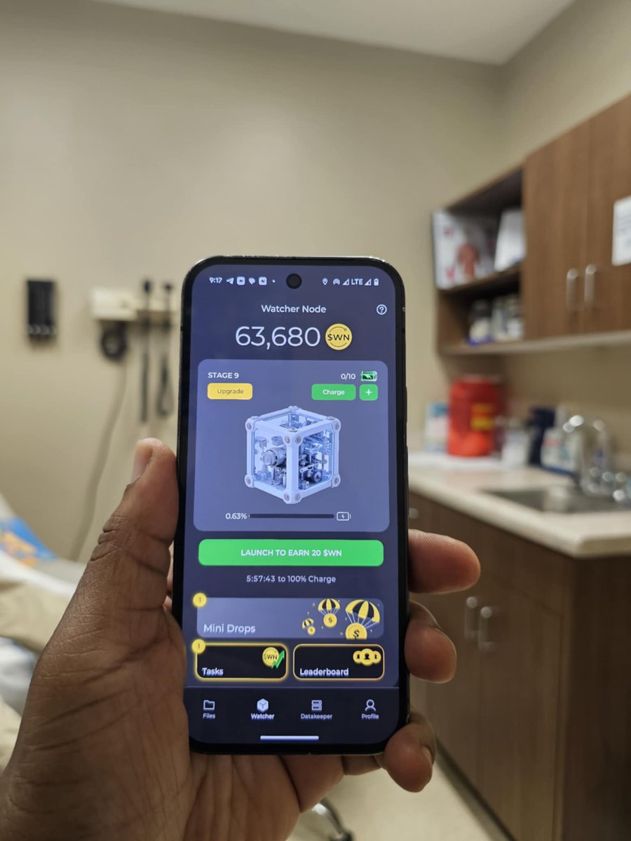 Launching Watcher Node to secure <a href="/DeNetPro/">DeNet</a> storage network, live from South Carolina Doctors Office #WatchersEverywhere