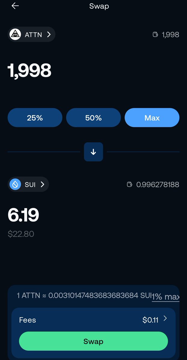 Web3 Lab (@web3xlab) on Twitter photo $25 FREE AIRDROP just dropped π¨
No invites. No tasks. No fluff.
Just 2000 $ATTN straight to your wallet πͺ <a href="/ATTNtoken/">Attention ποΈ</a>
Hereβs how to claim yours π
1οΈβ£ Go to GiveRep & copy your wallet key
2οΈβ£ Import into Phantom or Sui Wallet
3οΈβ£ Visit β attntoken.com
4οΈβ£ Connect $25 FREE AIRDROP just dropped π¨
No invites. No tasks. No fluff.
Just 2000 $ATTN straight to your wallet πͺ <a href="/ATTNtoken/">Attention ποΈ</a>
Hereβs how to claim yours π
1οΈβ£ Go to GiveRep & copy your wallet key
2οΈβ£ Import into Phantom or Sui Wallet
3οΈβ£ Visit β attntoken.com
4οΈβ£ Connect