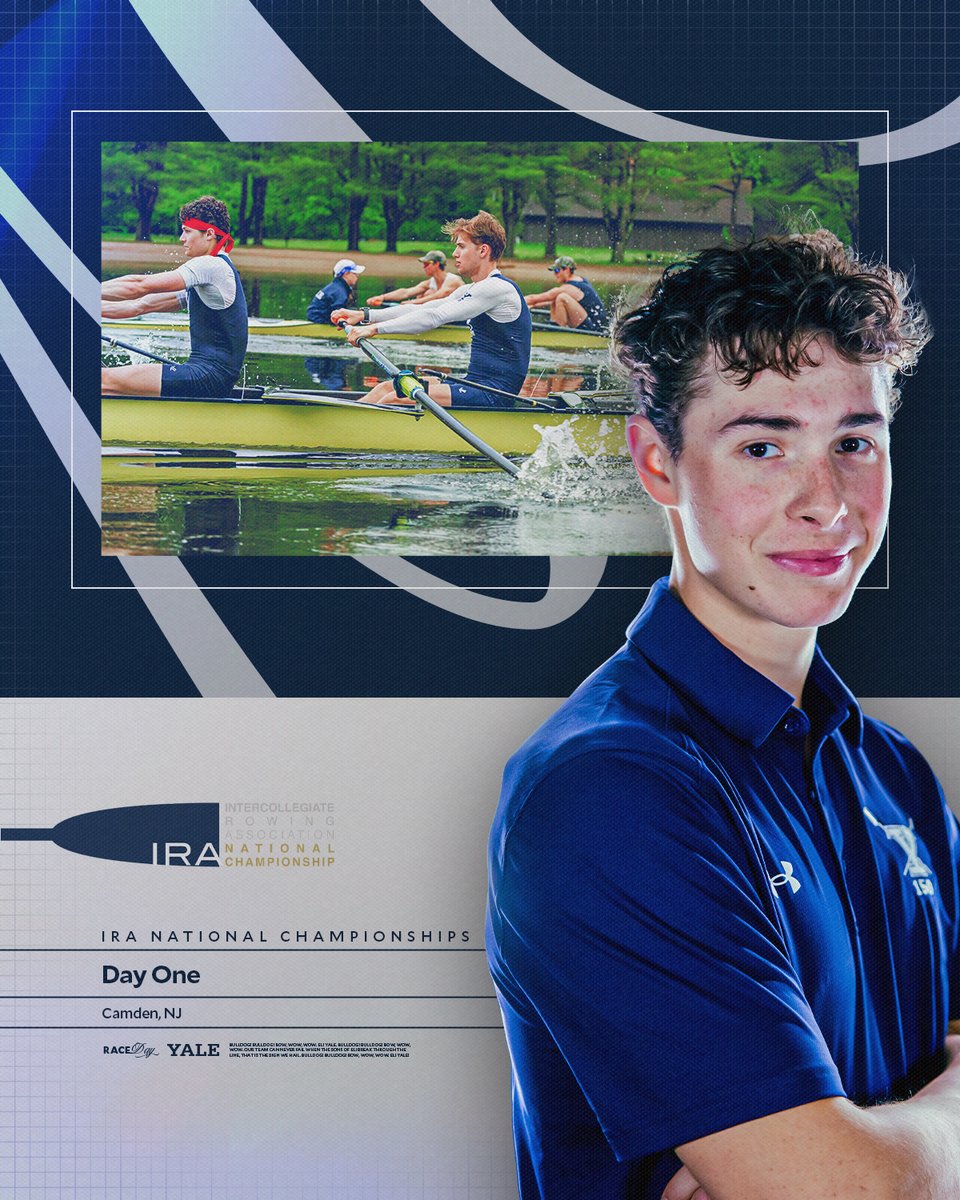 RACEDAY! Competition begins at the IRA National Championships. #ThisIsYale

📍 Camden, N.J.
💻 (Overnght) tinyurl.com/4ab6pdb6
📊 tinyurl.com/32y78x9n

#ThisIsYale