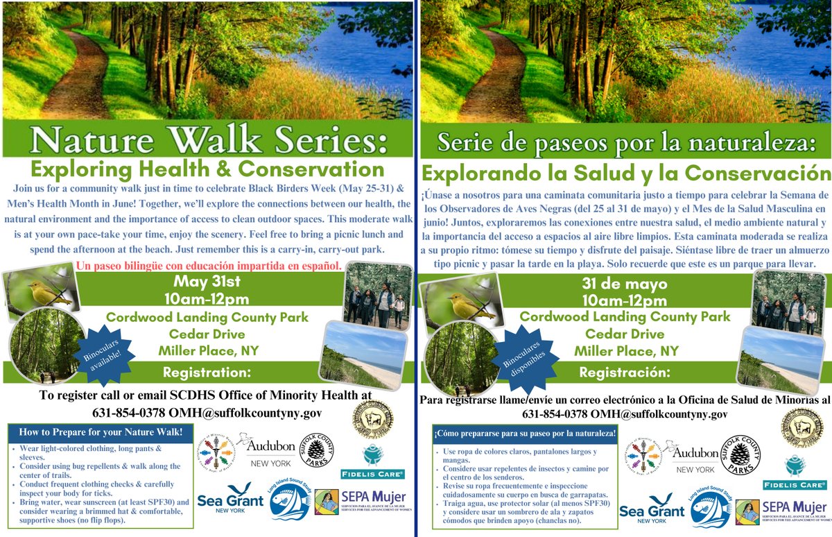 New York Sea Grant (@nyseagrant) on Twitter photo Suffolk County Nature Walk free series continues 5/31 (10am-12pm) at Cordwood Landing County Park, Miller Place. To register, call 631-854-0378 or email OMH@suffolkcountyny.gov <a href="/SuffolkCoHealth/">Suffolk NY Health</a> <a href="/SuffolkParks/">Suffolk County Parks</a> <a href="/LISStudy/">LISS</a> <a href="/nyseagrant/">New York Sea Grant</a> <a href="/AudubonNY/">Audubon New York</a> #LISound #LongIslandSound Suffolk County Nature Walk free series continues 5/31 (10am-12pm) at Cordwood Landing County Park, Miller Place. To register, call 631-854-0378 or email OMH@suffolkcountyny.gov <a href="/SuffolkCoHealth/">Suffolk NY Health</a> <a href="/SuffolkParks/">Suffolk County Parks</a> <a href="/LISStudy/">LISS</a> <a href="/nyseagrant/">New York Sea Grant</a> <a href="/AudubonNY/">Audubon New York</a> #LISound #LongIslandSound