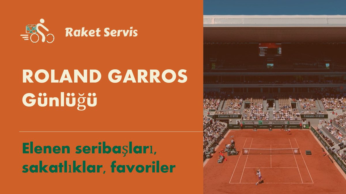 CANLI YAYIN🚨 | #RolandGarros2025 

Roland Garros’ta bol sürprizli 2. tur bitiyor! Bu akşam 21:30'da tamamlanan maçları ve tahminleri canlı yayında konuşuyoruz.

Ben demiştim demek isteyenler akşam yayına buyursun.

Link: youtube.com/live/jYS4n8byS…