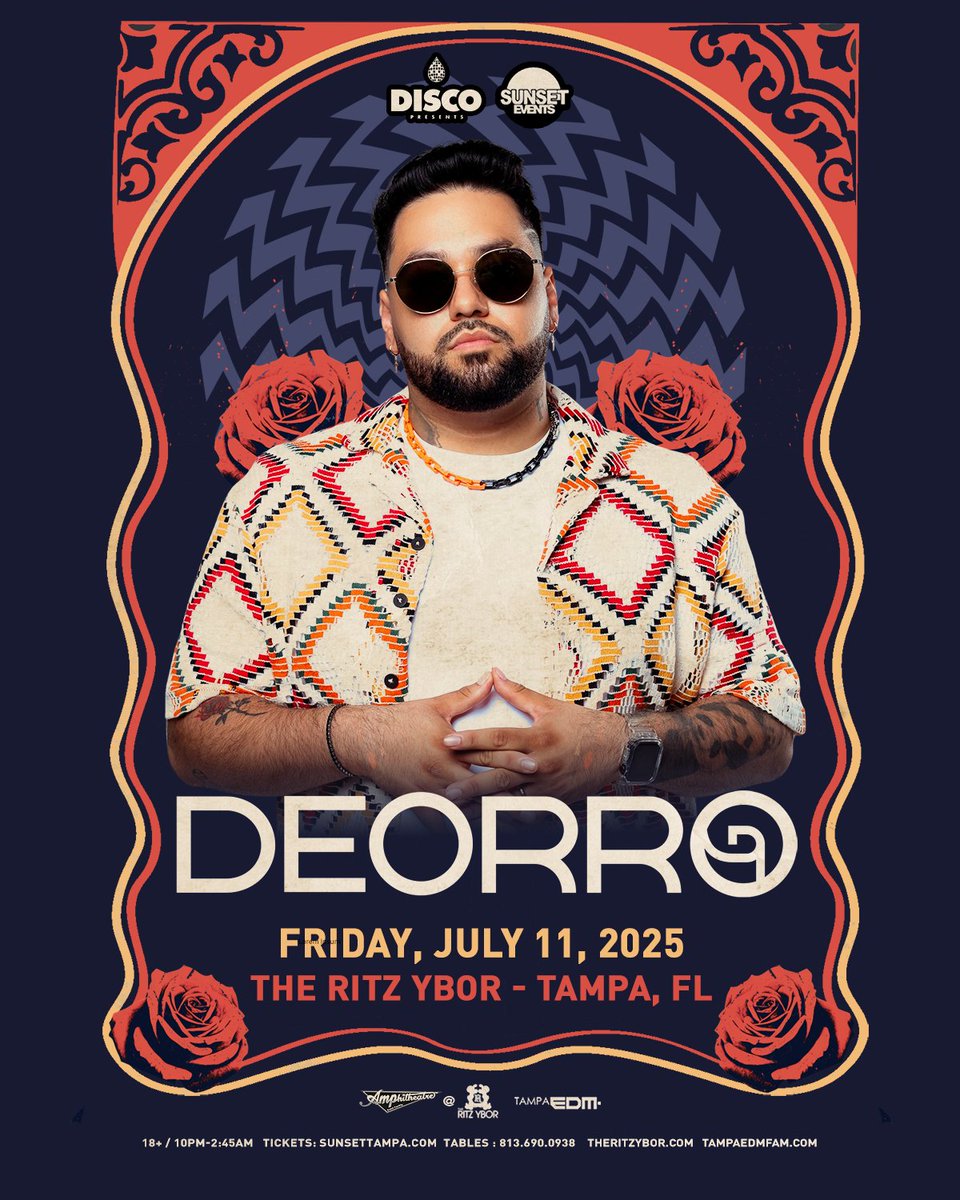 Tickets are on sale NOW for the long-awaited RITZ headline debut of <a href="/Deorro/">Deorro</a> on Friday, July 11th 🤠 Lock in &amp; secure your tickets today! 🔒 bit.ly/deorro0711
