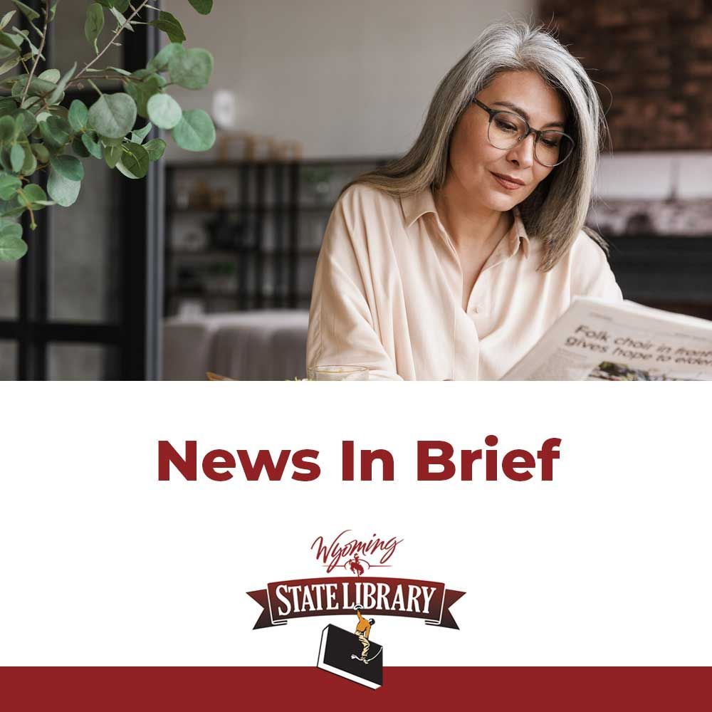 Here is a roundup of news and articles regarding libraries and library professionals. library.wyo.gov/may-news-in-br…